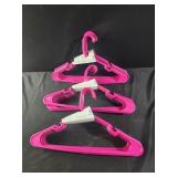 30 new plastic pink hangers