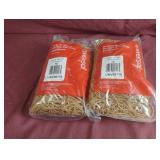 Rubber bands. 2 bags. Size 16