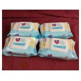 Parents Choice hand & face wipes. 4-25 ct packs