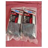 Zipits cable ties 8'. 100 ct. 2 packs