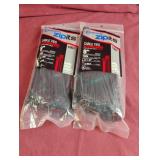 Zipits cable ties 8'. 100 ct. 2 packs