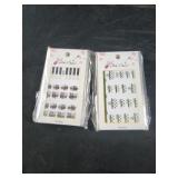 30 packs of nails stickers 3D Gucci Burberry
