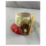 Vintage Baseball Cap Planter