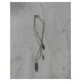 Silver Feather Necklace