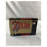 Zelda Link to the Past Super Nintendo Game Box