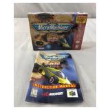 Micro Machines Nintendo 64 Box with Instructions