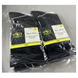 2 Pairs of Black Soccer Socks
