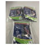 3 Packs of American Flags