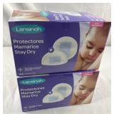 2 Lansinoh Stay Dry Nursing Pads