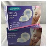 2 Lansinoh Stay Dry Nursing Pads
