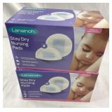 2 Lansinoh Stay Dry Nursing Pads