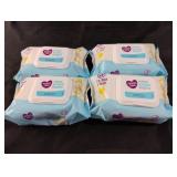 Parents Choice hand & face wipes. 4-25 ct packs