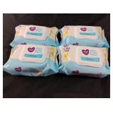 Parents Choice hand & face wipes. 4-25 ct packs