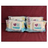 Parents Choice hand & face wipes. 4-25 ct packs