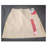Womens XS Pale yellow active skort