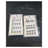30 packs of nails stickers 3D Gucci Burberry