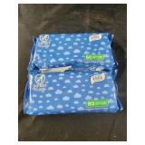 2 packs 80 each equate pre moistened wipes
