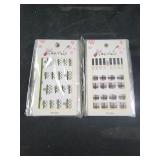 30 packs of nails stickers 3D