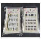 30 packs of nails stickers 3D