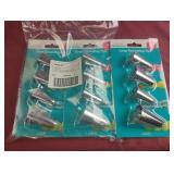 Large decorating tips. 15-4 ct packs