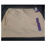 Womens XX LARGE Pale yellow active skort