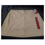 Womens XLarge Pale yellow active skort