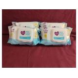 Parents Choice hand & face wipes. 4-25 ct packs