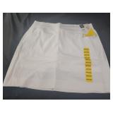 Womens Medium white active skort