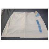Womens Large white active skort