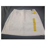 Womens Medium white active skort