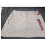 Womens XLarge white active skort