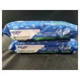 2 packs 80 each equate pre moistened wipes