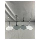 Lot of 4 Doll Stands