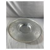 Giant Silver Colored Platter Stand