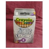 Crayola metallic crayons. 6-8 ct packs
