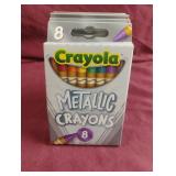 Crayola metallic crayons. 6-8 ct packs