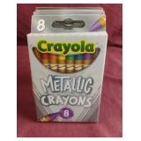 Crayola metallic crayons. 6-8 ct packs