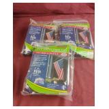 3' x 5' USA flags. 3 total