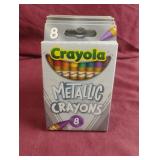 Crayola metallic crayons. 6-8 ct packs