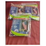 3' x 5' USA flags. 3 total