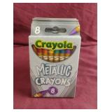Crayola metallic crayons. 6-8 ct packs