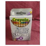Crayola metallic crayons. 6-8 ct packs