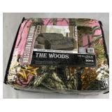 Pink Camo Couch Cover