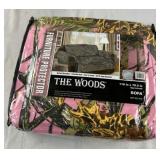 Pink Camo Couch Cover