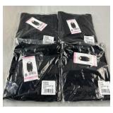 Lot of 4 Small Dylan Scoop Tees Black - sz S