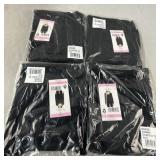 Lot of 4 Small Dylan Scoop Tees Black - sz S