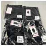 Lot of 4 Small Dylan Scoop Tees Black - sz S