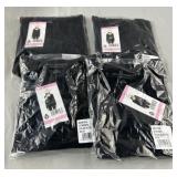 Lot of 4 Small Dylan Scoop Tees Black - sz S