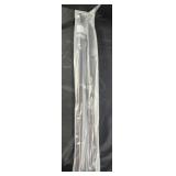 2 brown tension rods 30-52'