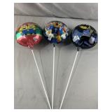 Lot of 3 Kids Party Balloon Sticks